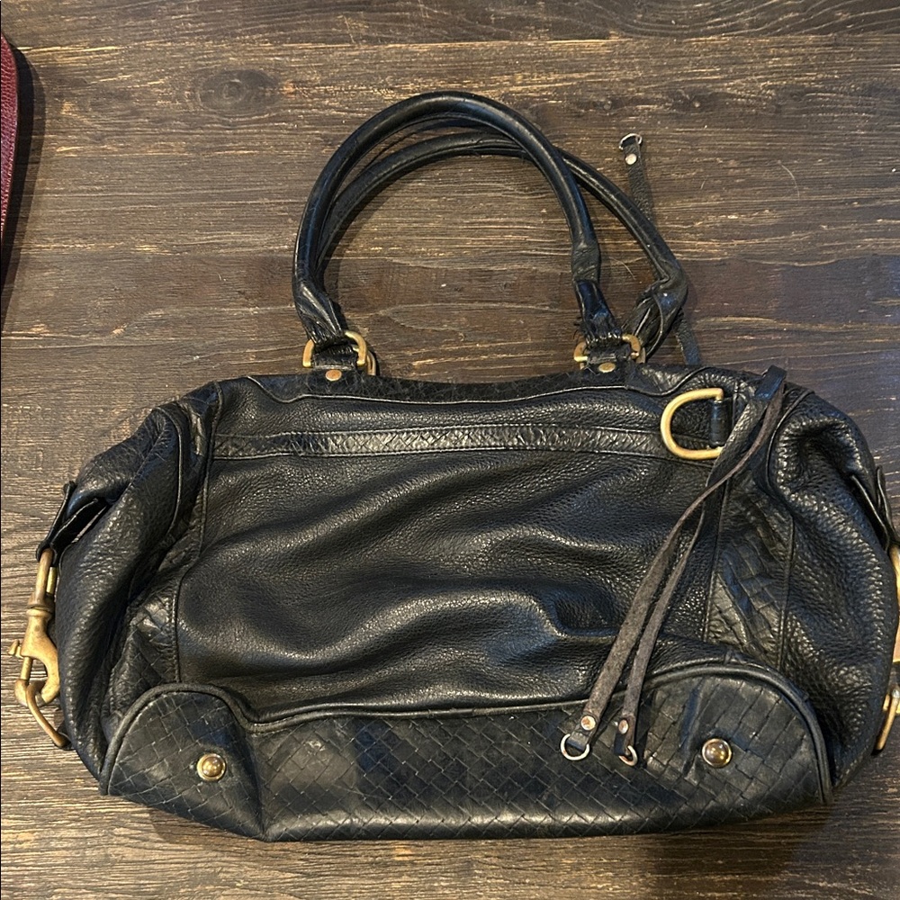 Elegant Black Leather Women's Bag